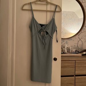 Blue cut out dress. Forever 21. Tag still on - never worn
